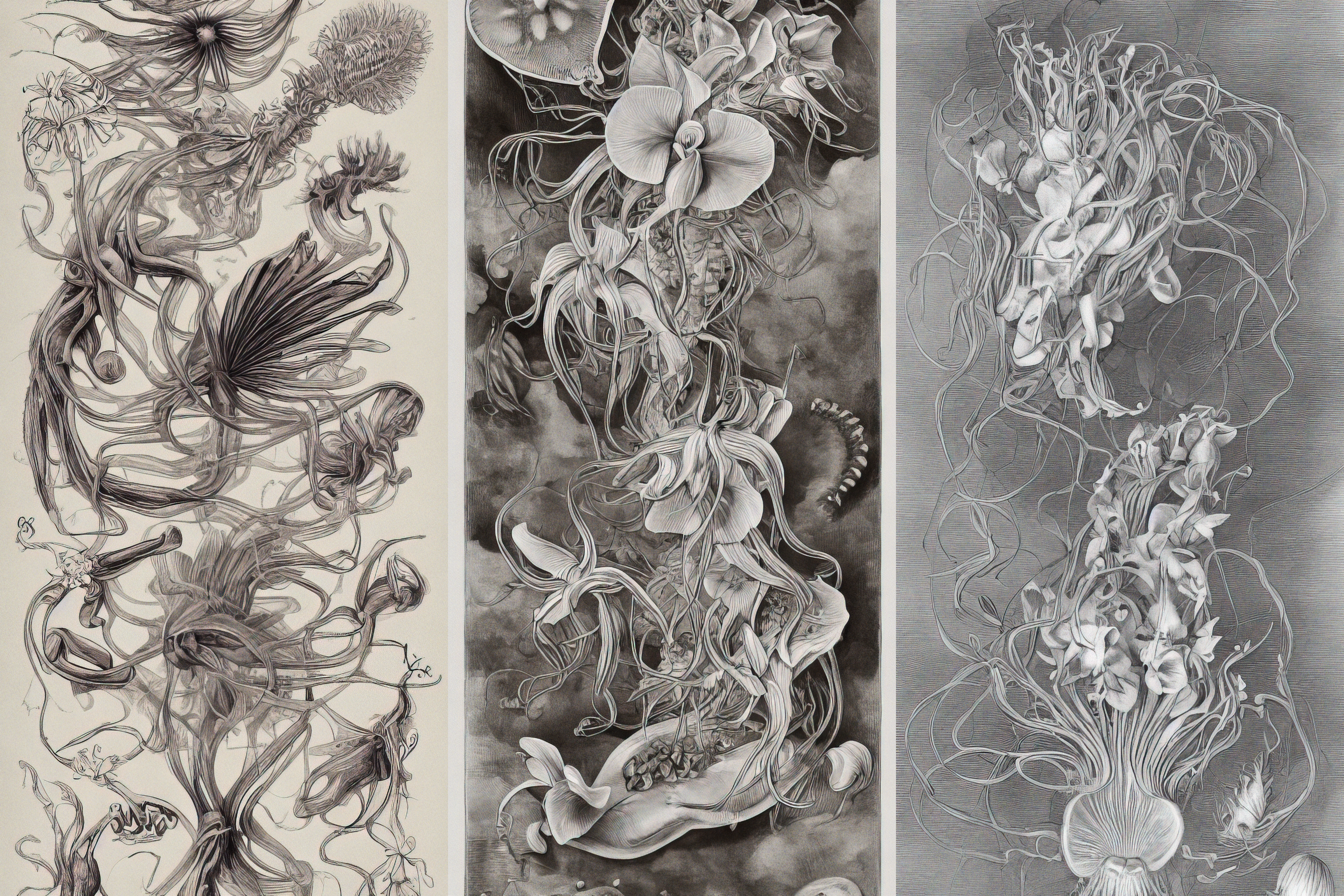 three records of suspended florescence #4