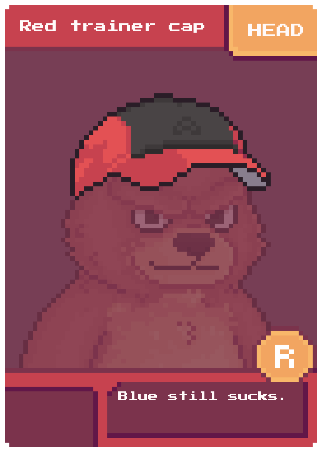 Red Trainer Cap