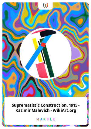 Suprematistic Construction, 1915 - Kazimir Malevich - WikiArt.org