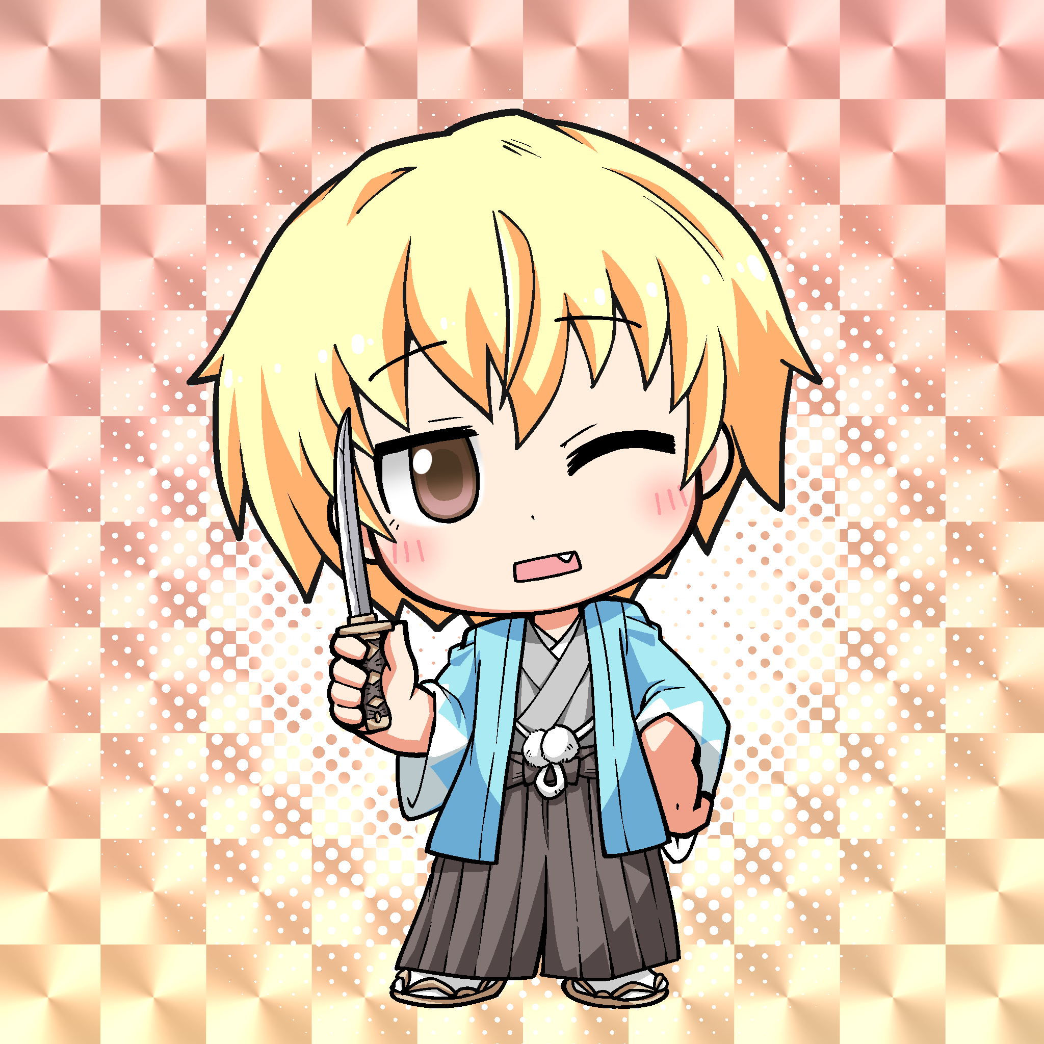 Tere QN! blond shinsengumi #5121