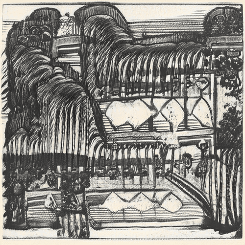 Landscape With A Bridge And A Garden