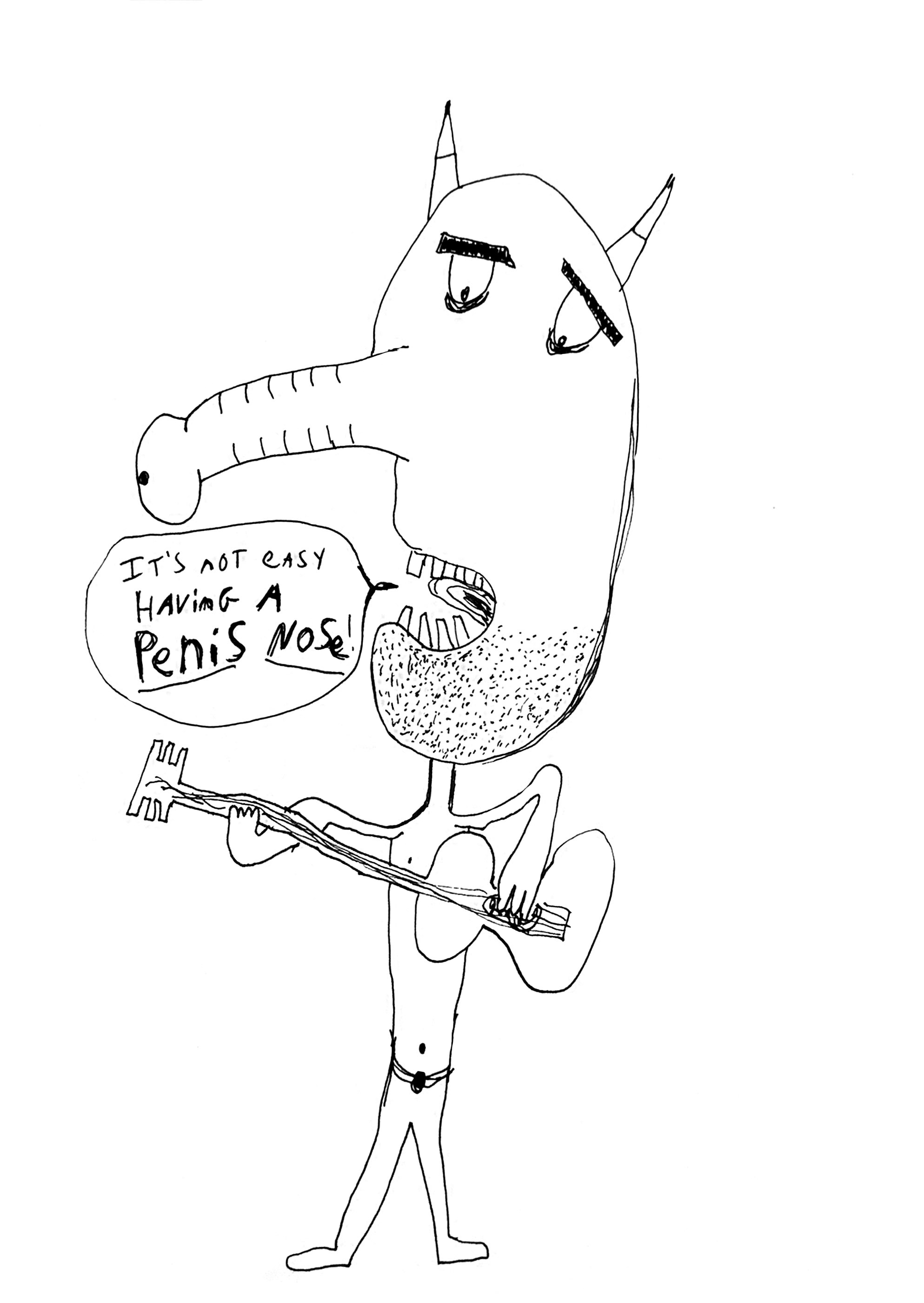 It's Not Easy Having A Penis Nose