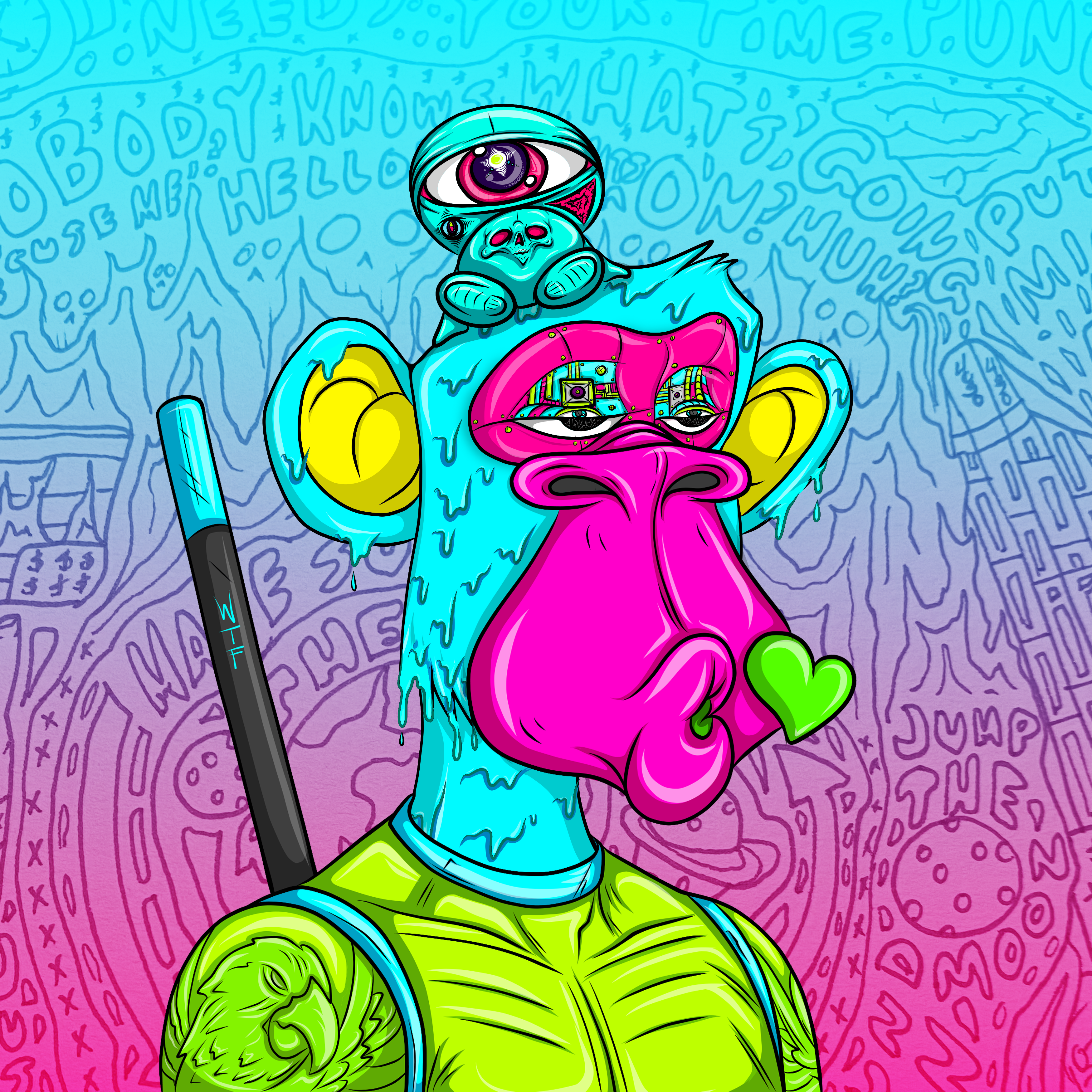 Caked Apes #3329