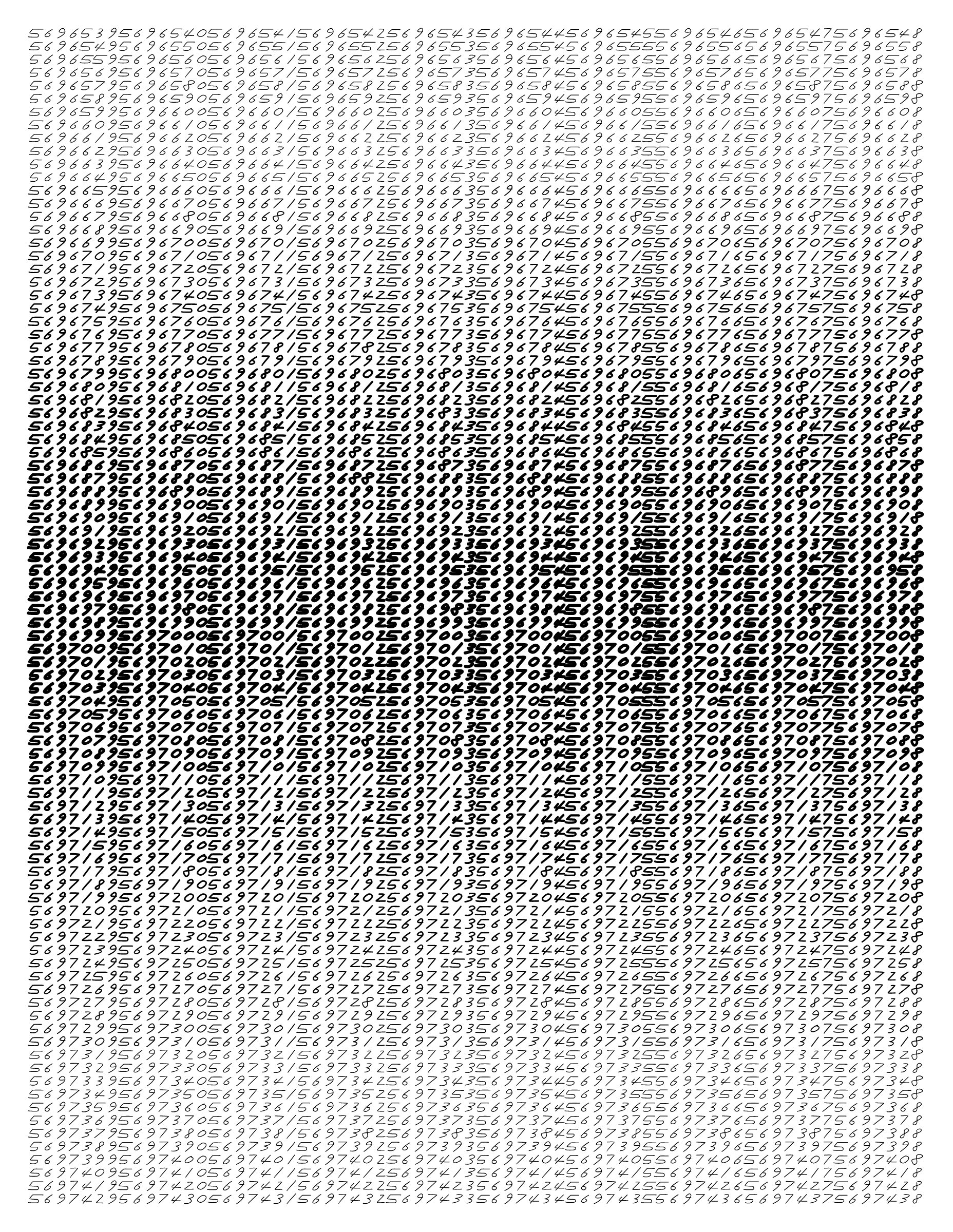 Endless (5,607,250 to Infinity) #288