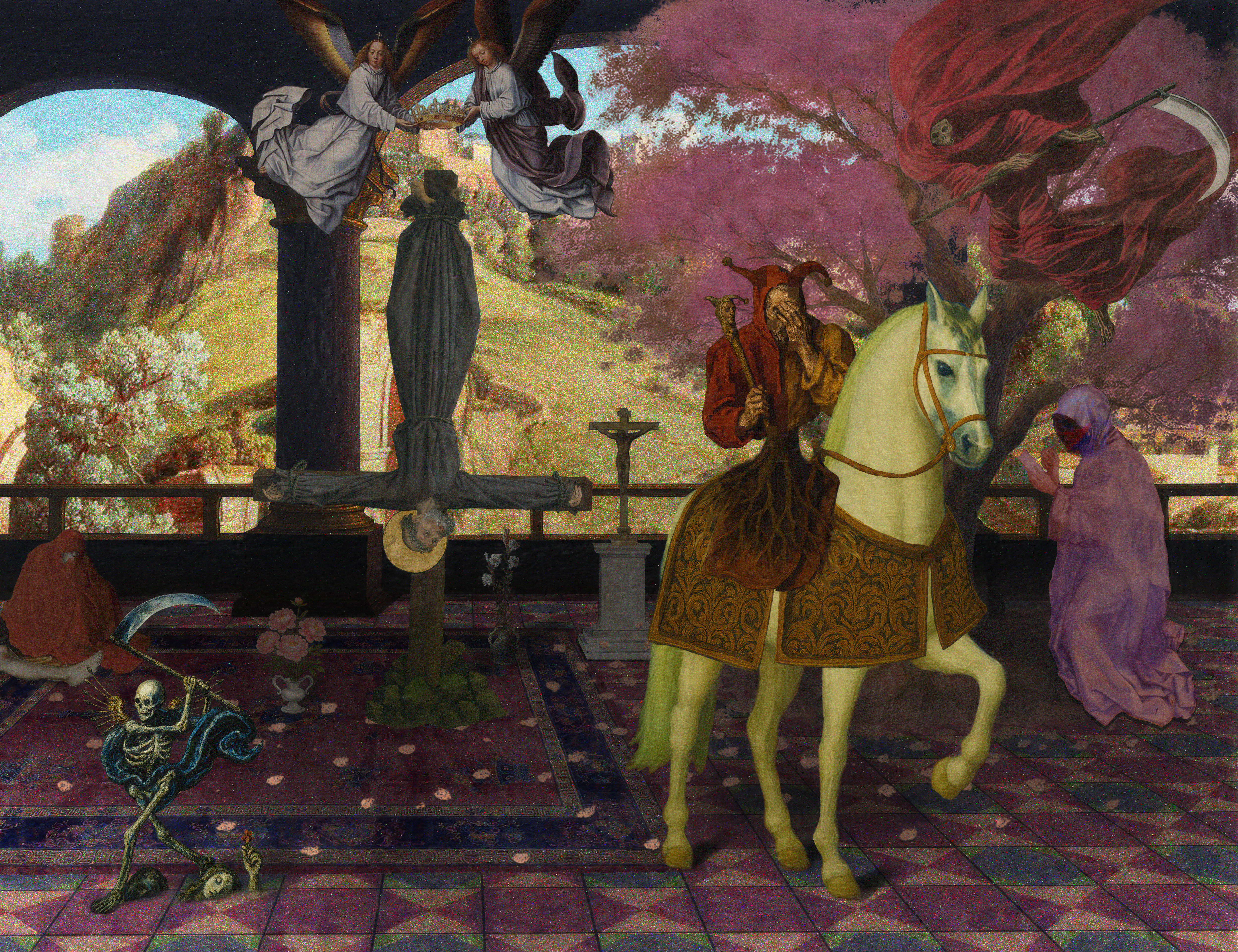 The Pilgrim’s Living Room Crucifixion; Mona Lisa Hyper-Gamble #51