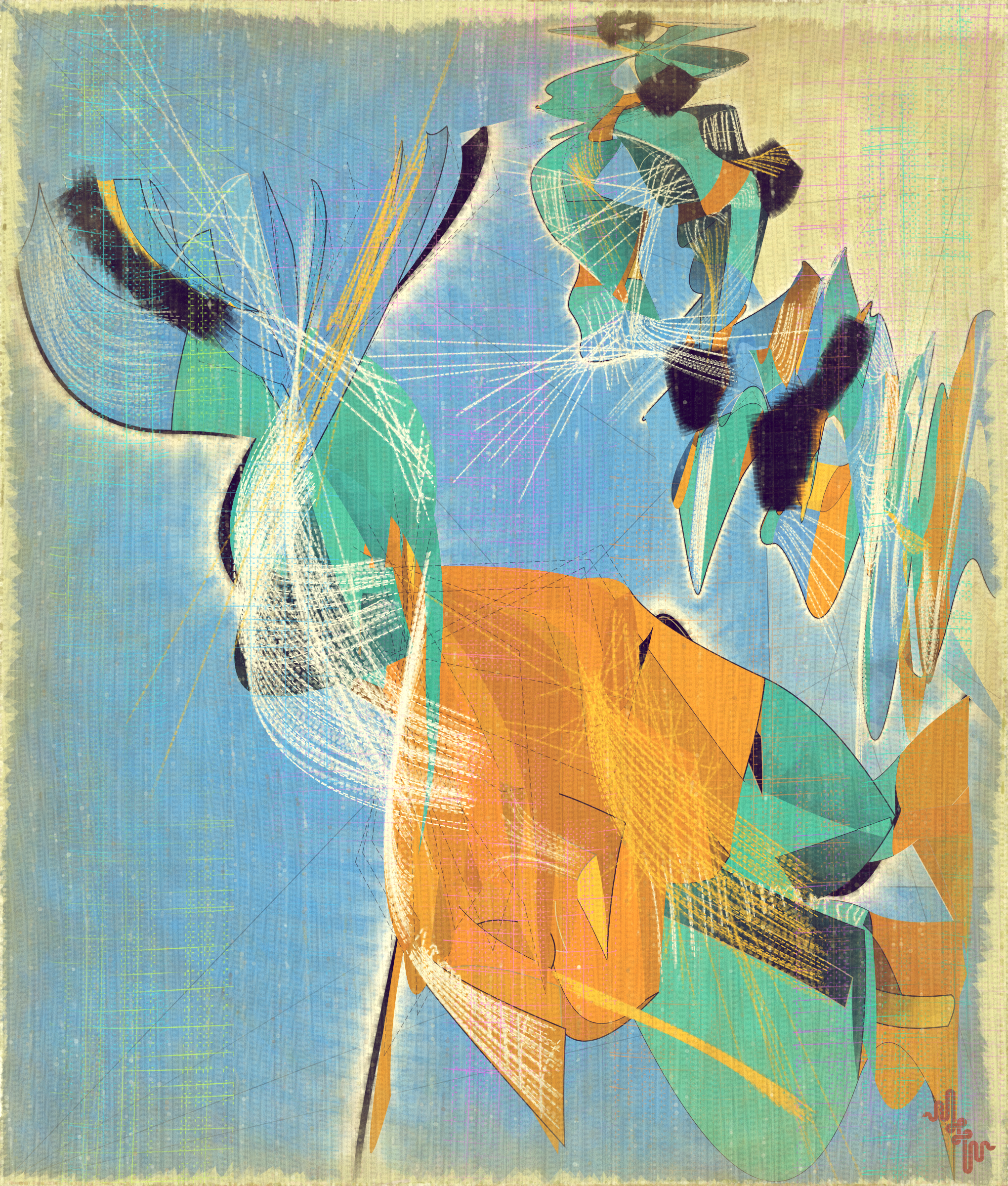 Amplitudes of Canvas #418