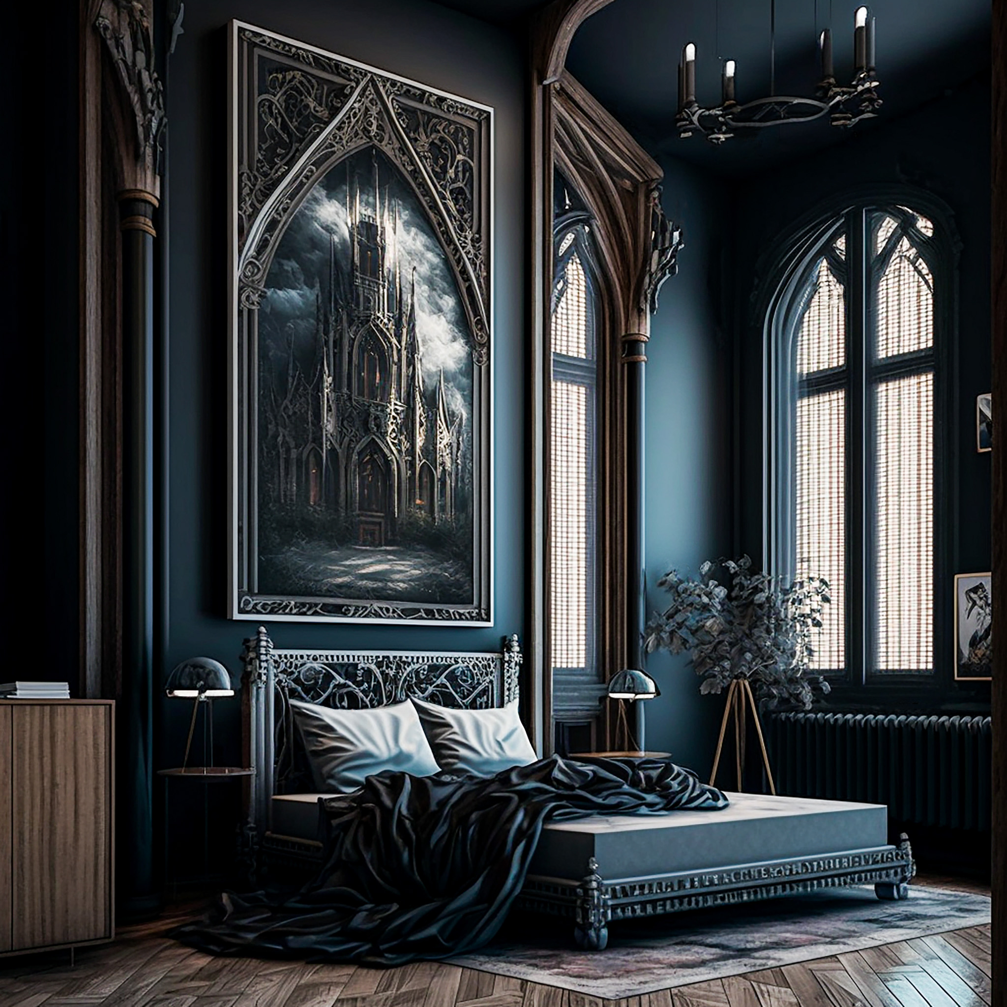 The Gothic Dreamer's Bedroom