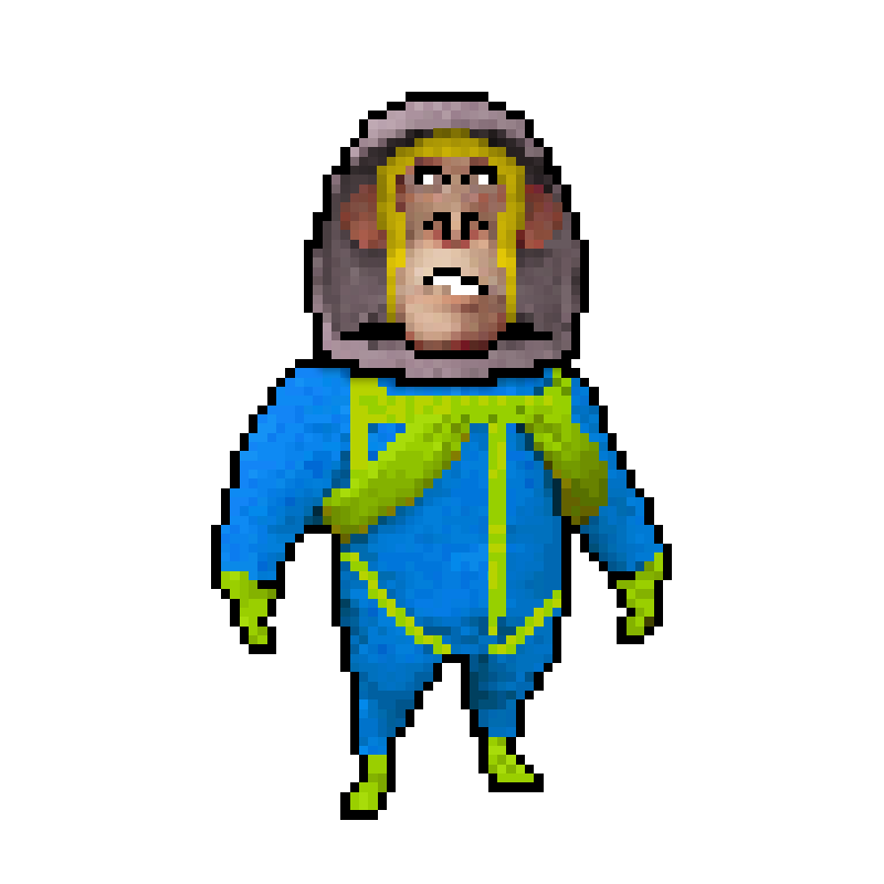 Pixel Radioactive Ape #240