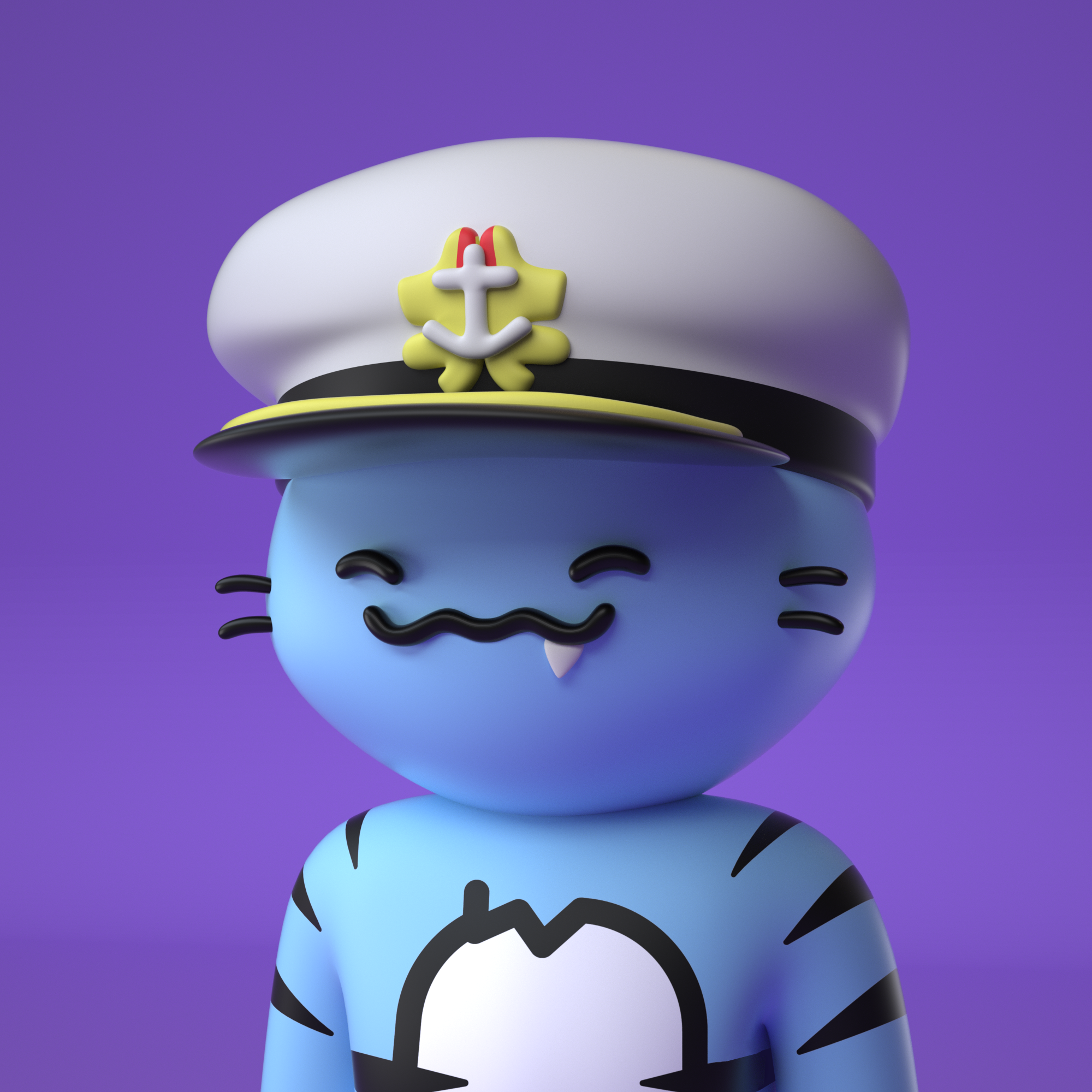 3D Cool Cat #3772