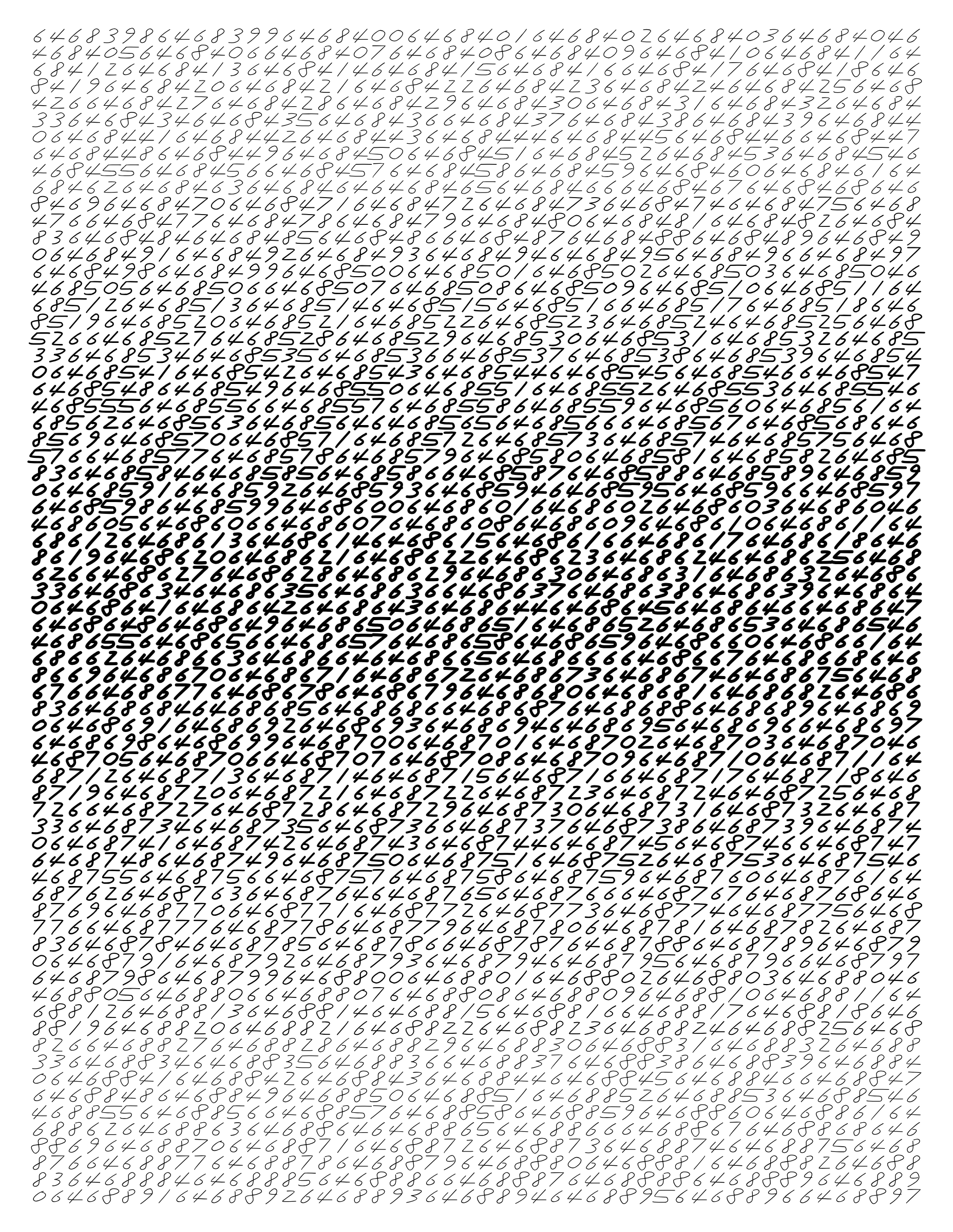 Endless (5,607,250 to Infinity) #2964