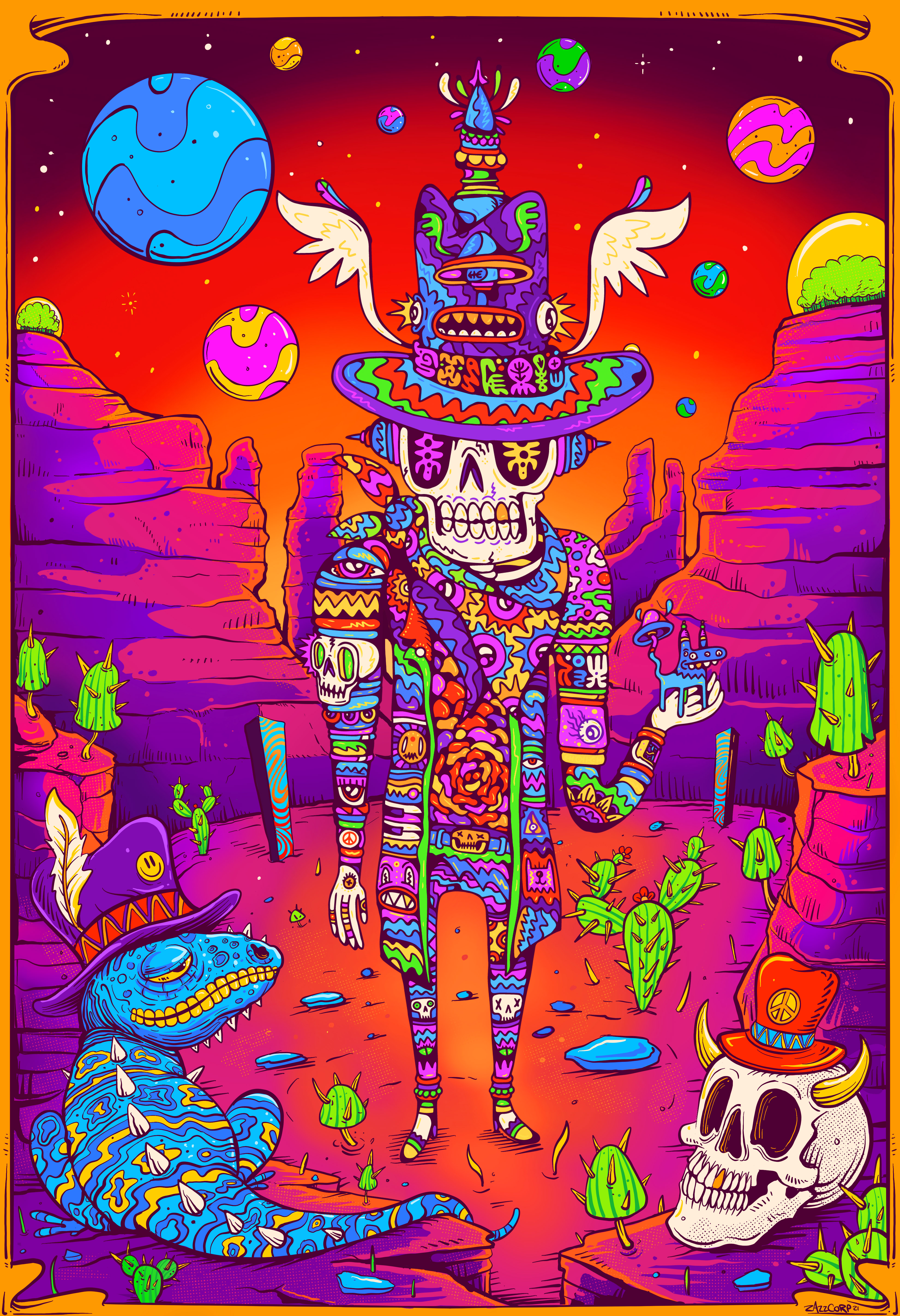 Space Cowboy by Young & Sick & Zazzcorp #6/10