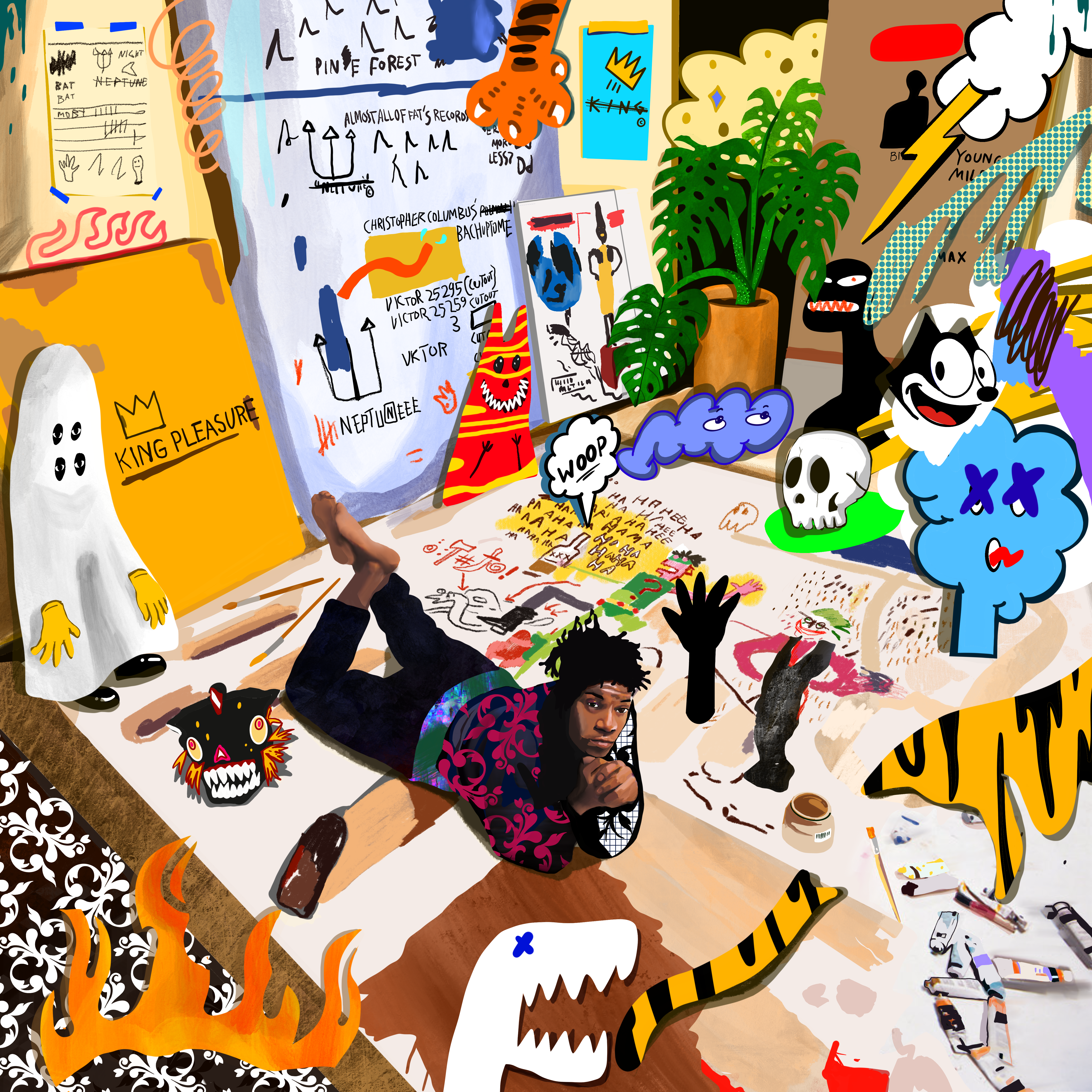 Jean-Michel Basquiat, Artist's Studio