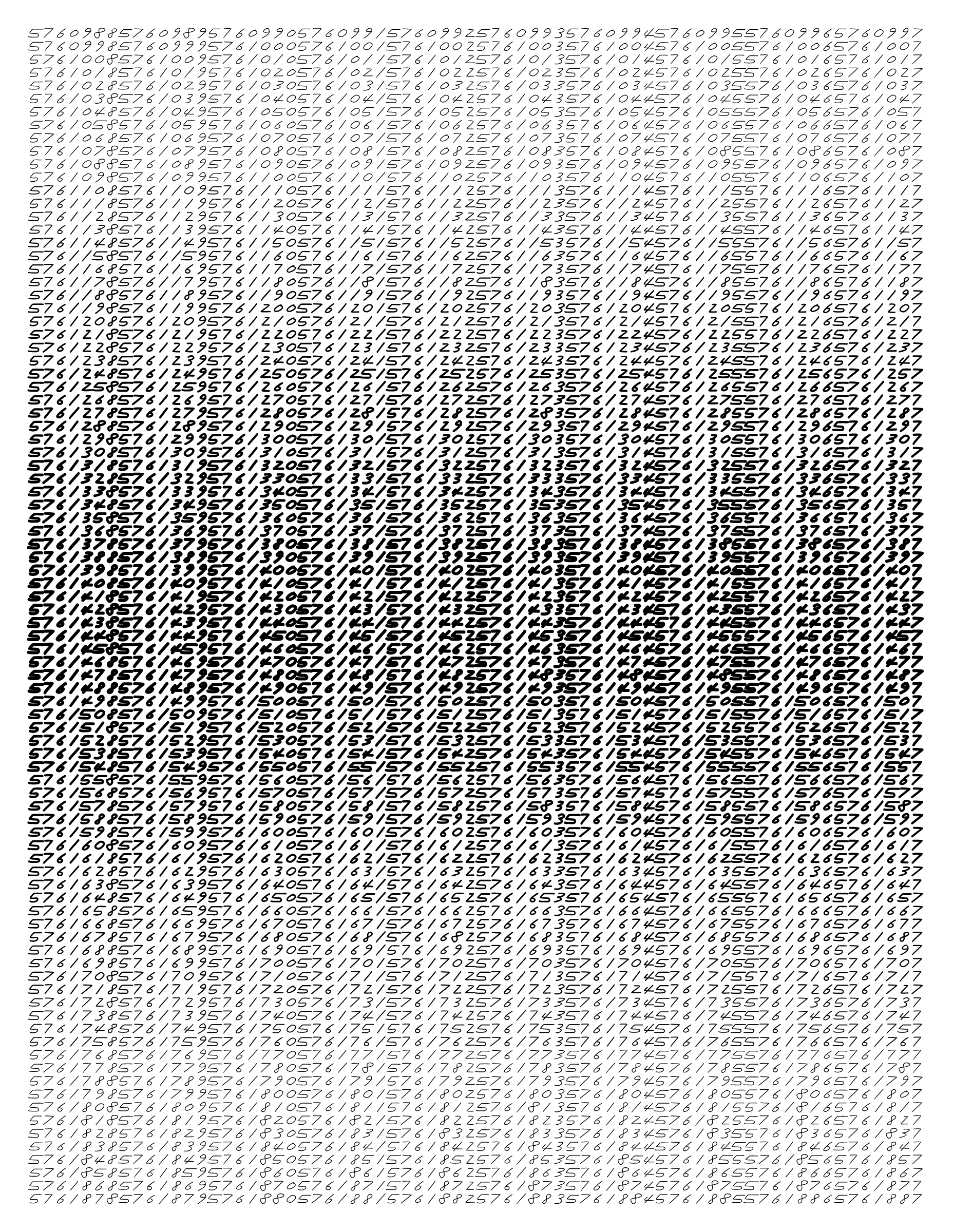 Endless (5,607,250 to Infinity) #503