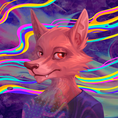 Trippy Fox B #34