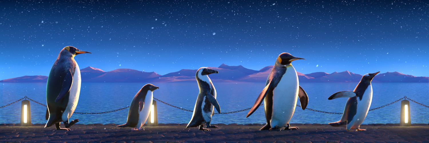 Five Penguins #2972