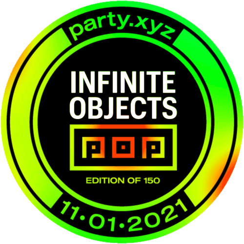 Infinite Objects @ Proof Of Party NFT.NYC 2021