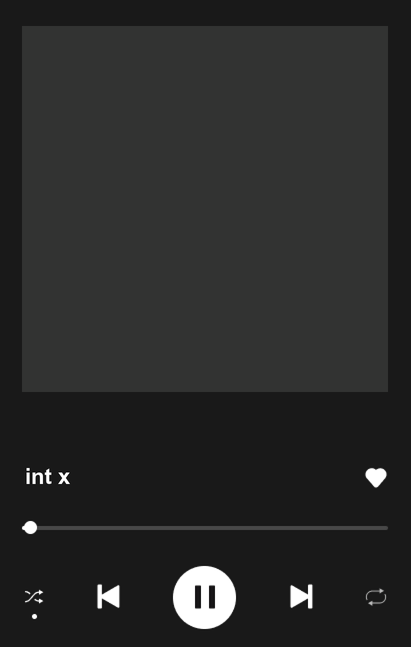 int x