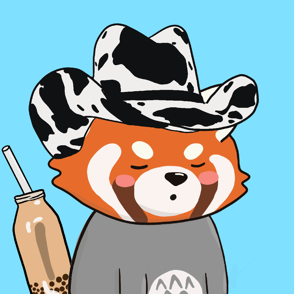 Okay Red Panda #6695