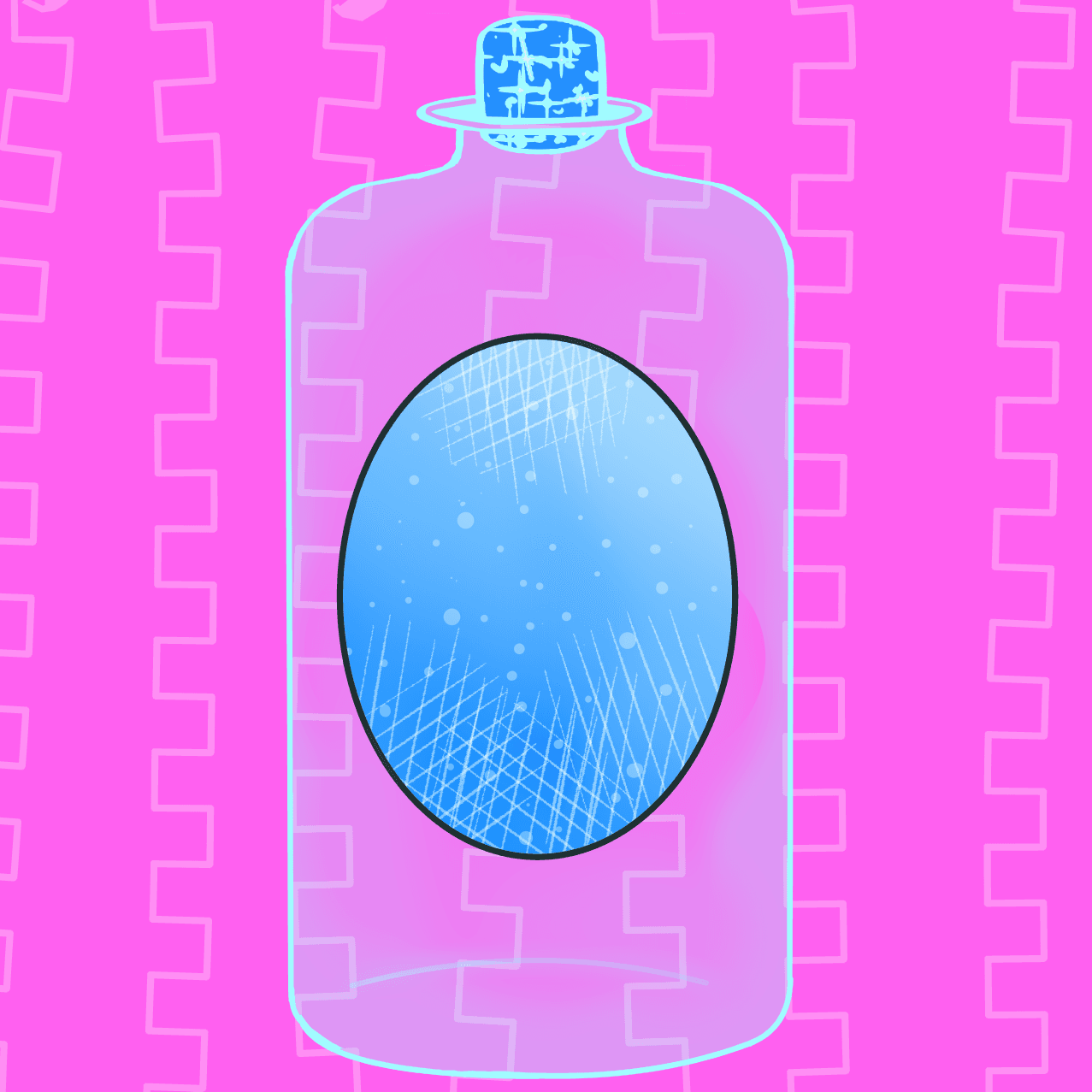 Egg in a bottle #25