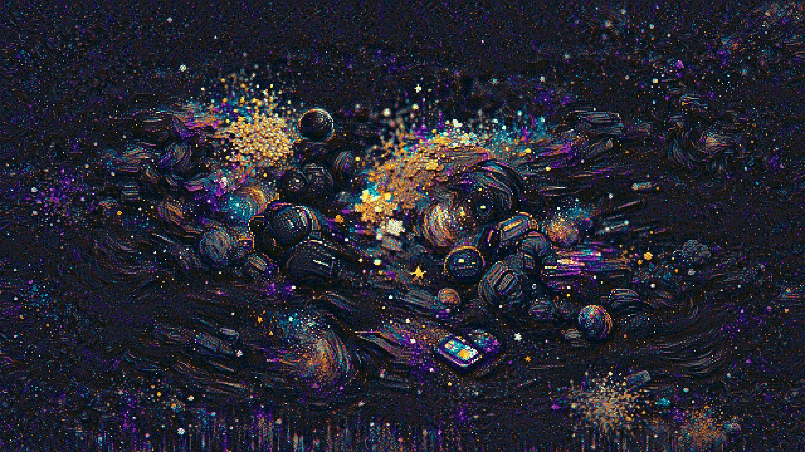 DARK SPACE JUNK GALAXY