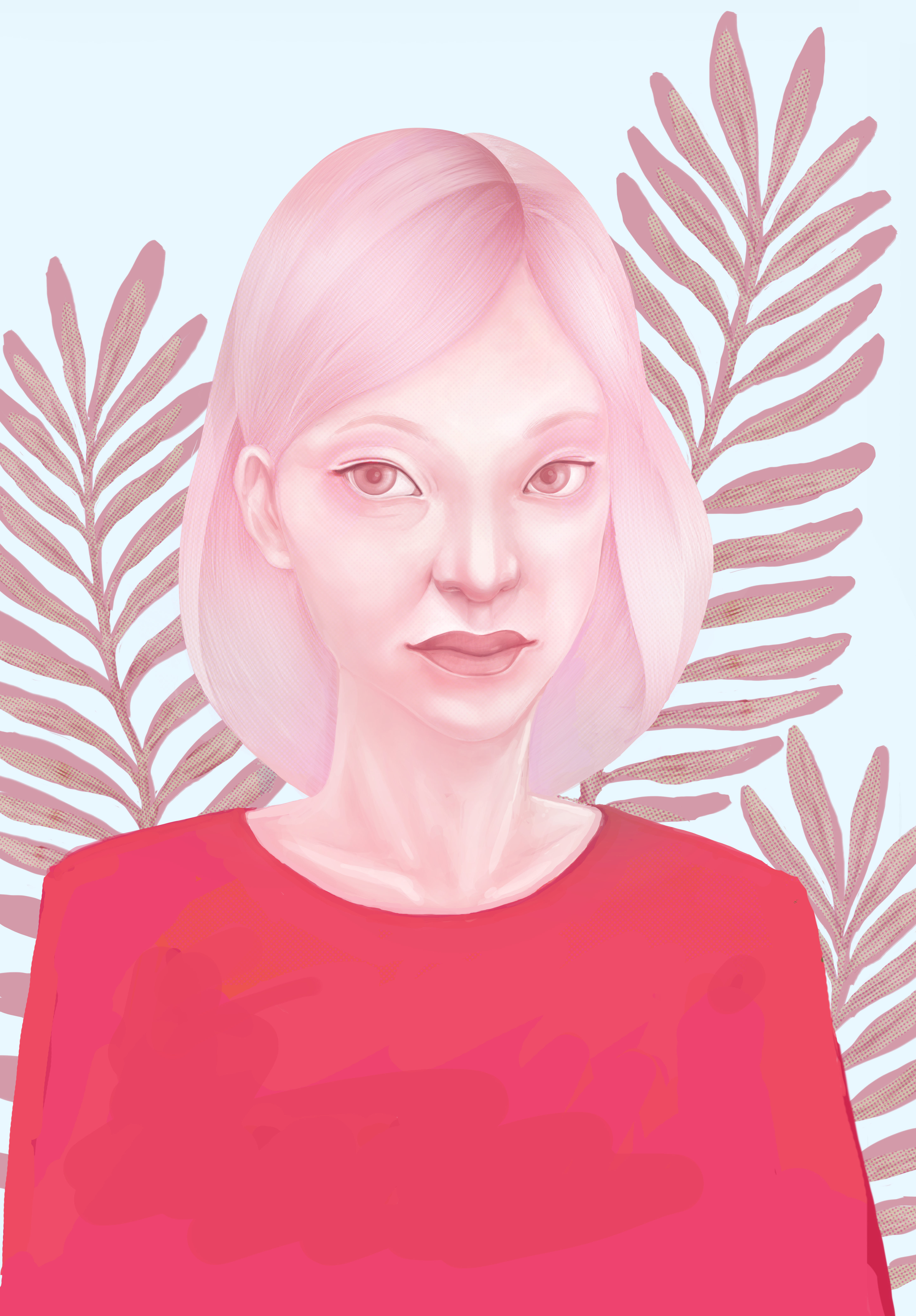 Portrait of a Girl in Pink