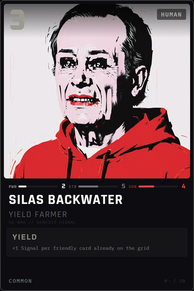 Silas Backwater — Yield Farmer
