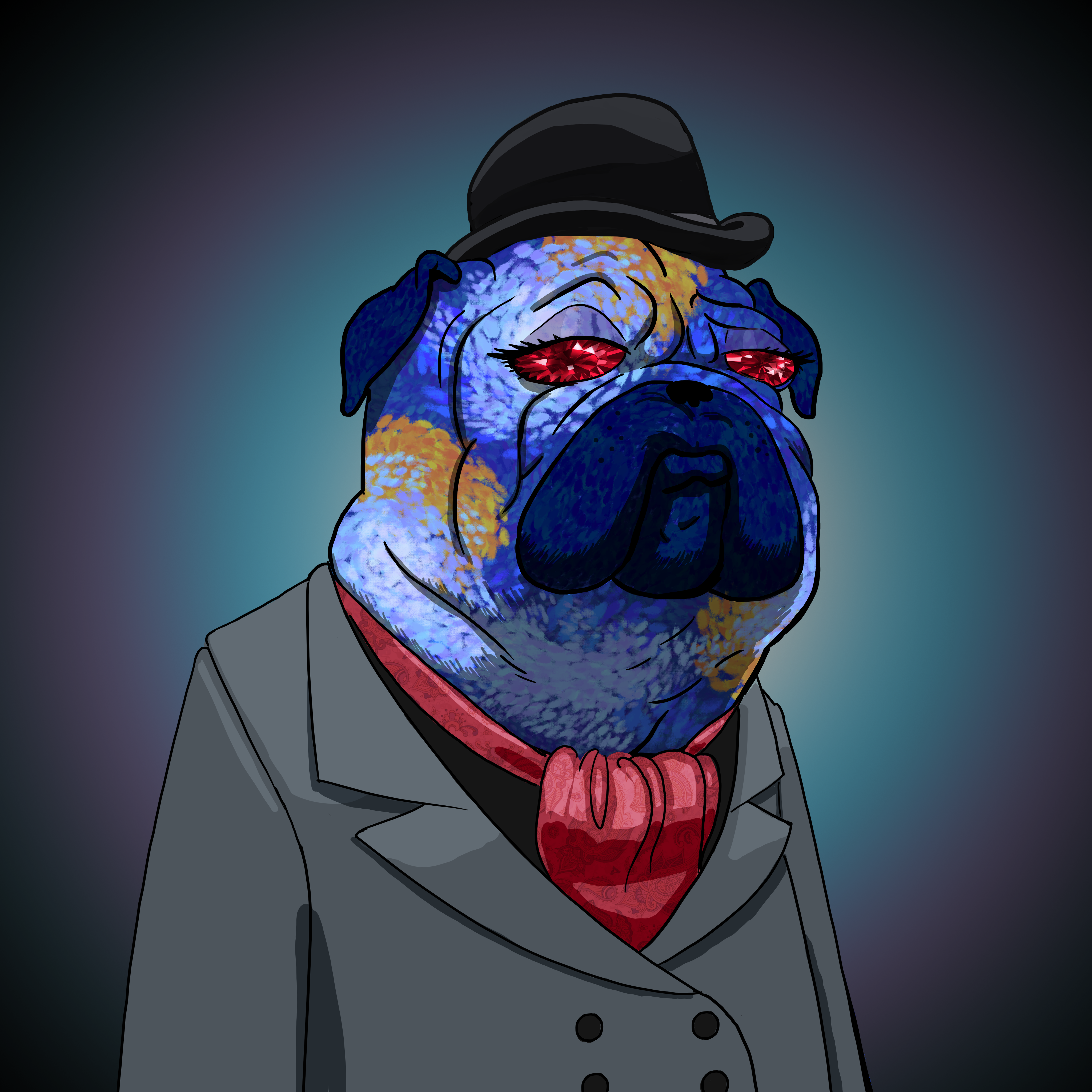 Cardi Poopeatre, the Pug