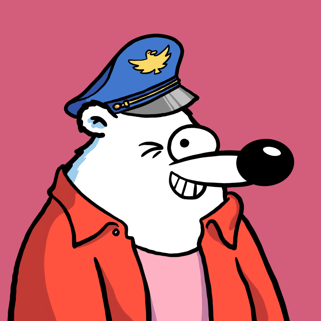 Fluffy Polar Bear #4474