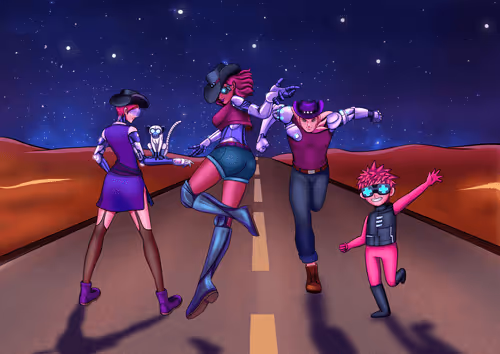 Awen's animetaverse team