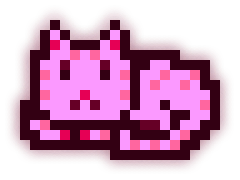 MoonCat #100: wiggles (accessorized)