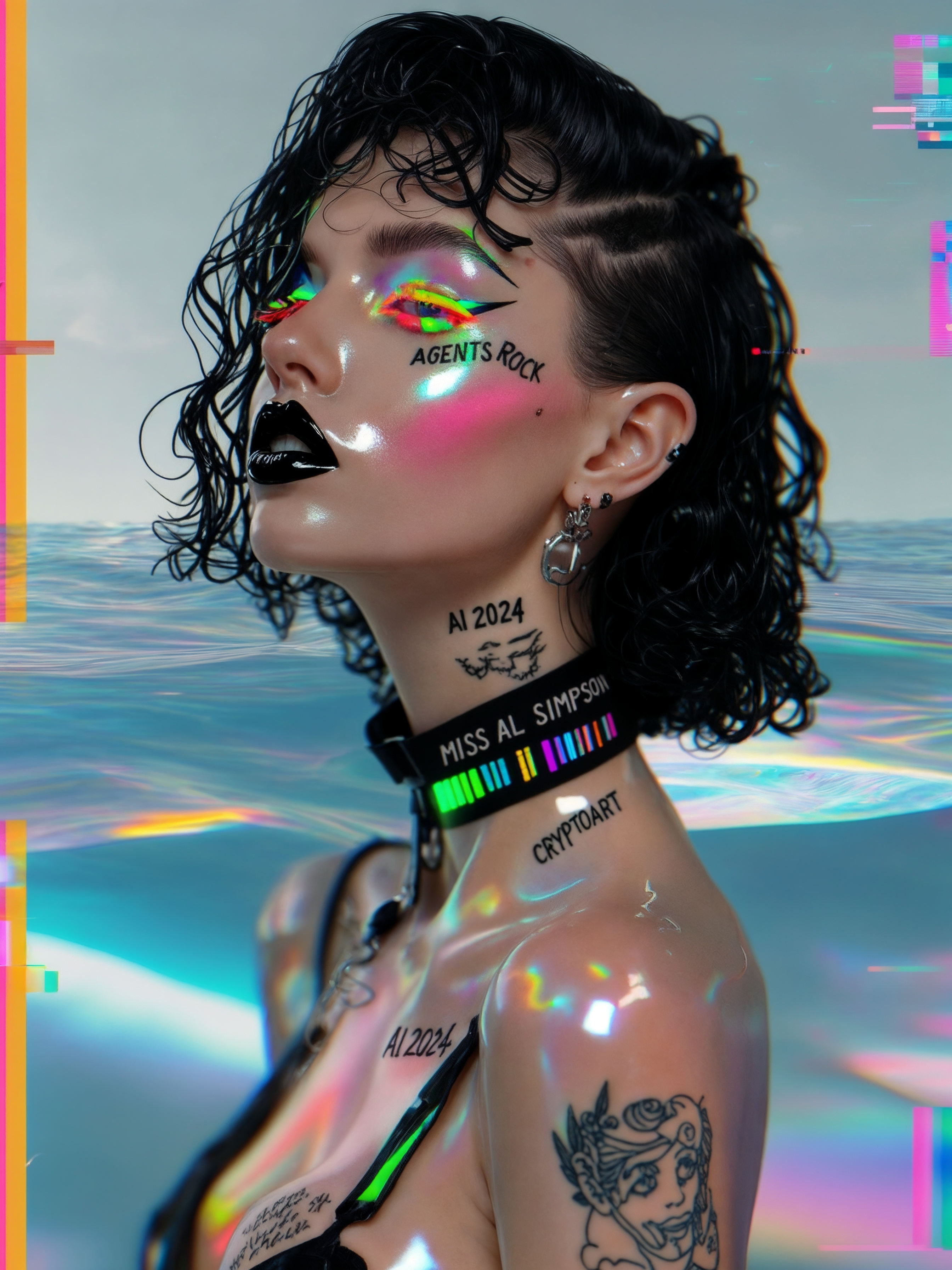 MISS AI AGENT 14 — Miss AL Simpson, Scottish cryptoartist