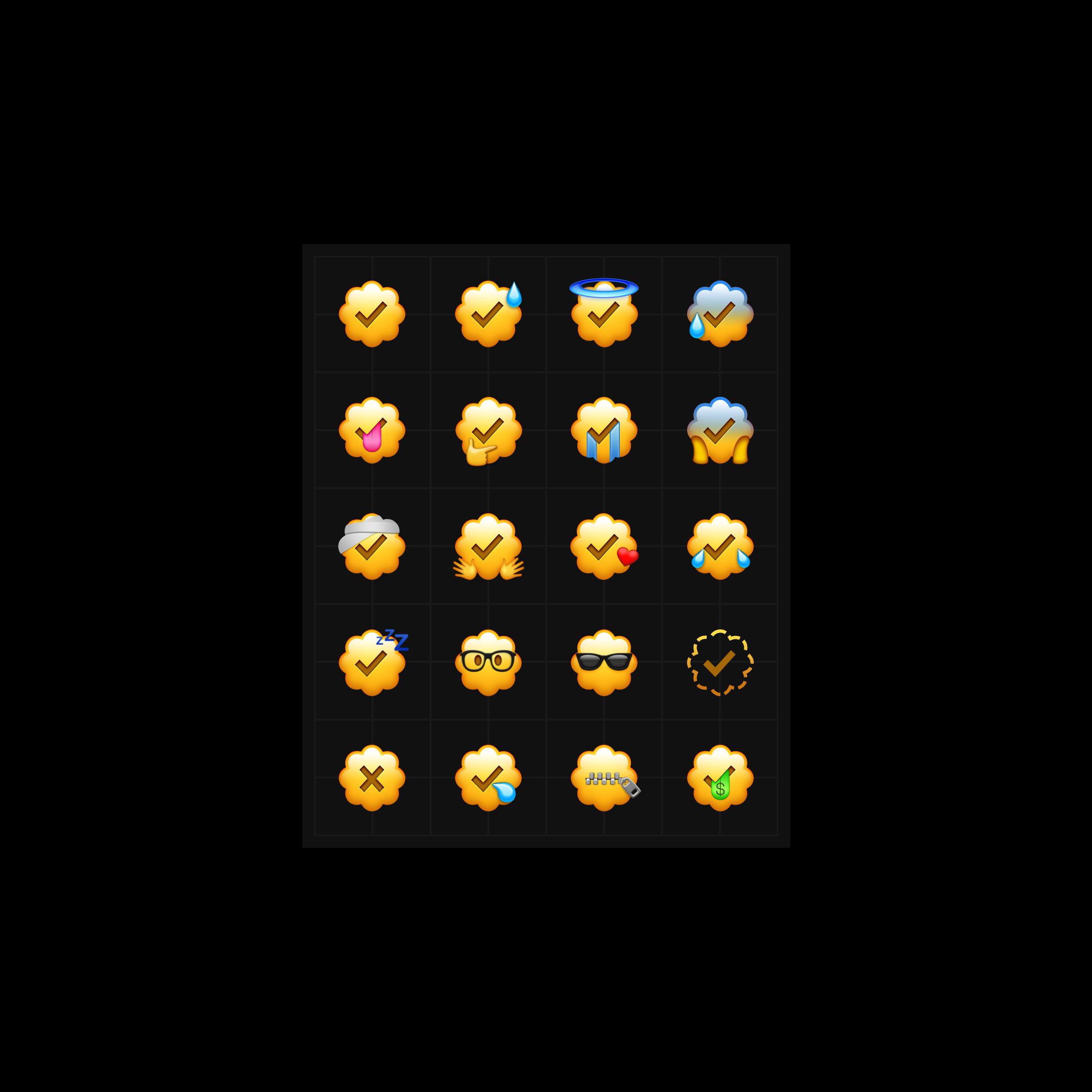 Emoji Checks 84