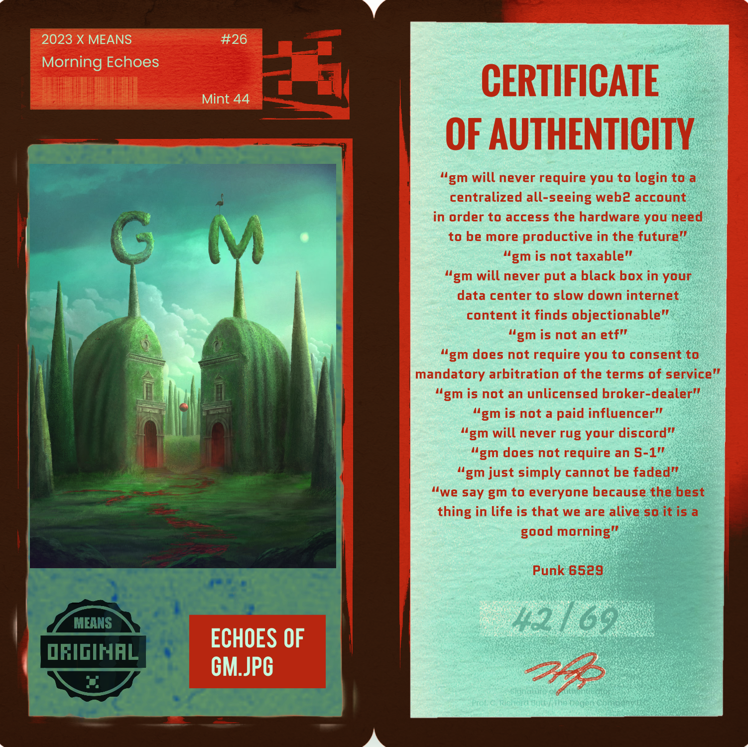 Echoes of GM