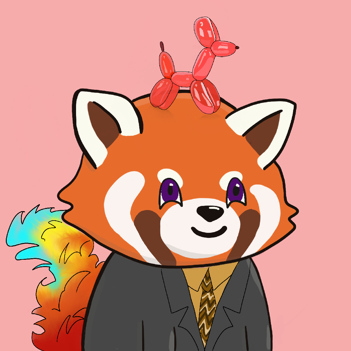 Okay Red Panda #6679