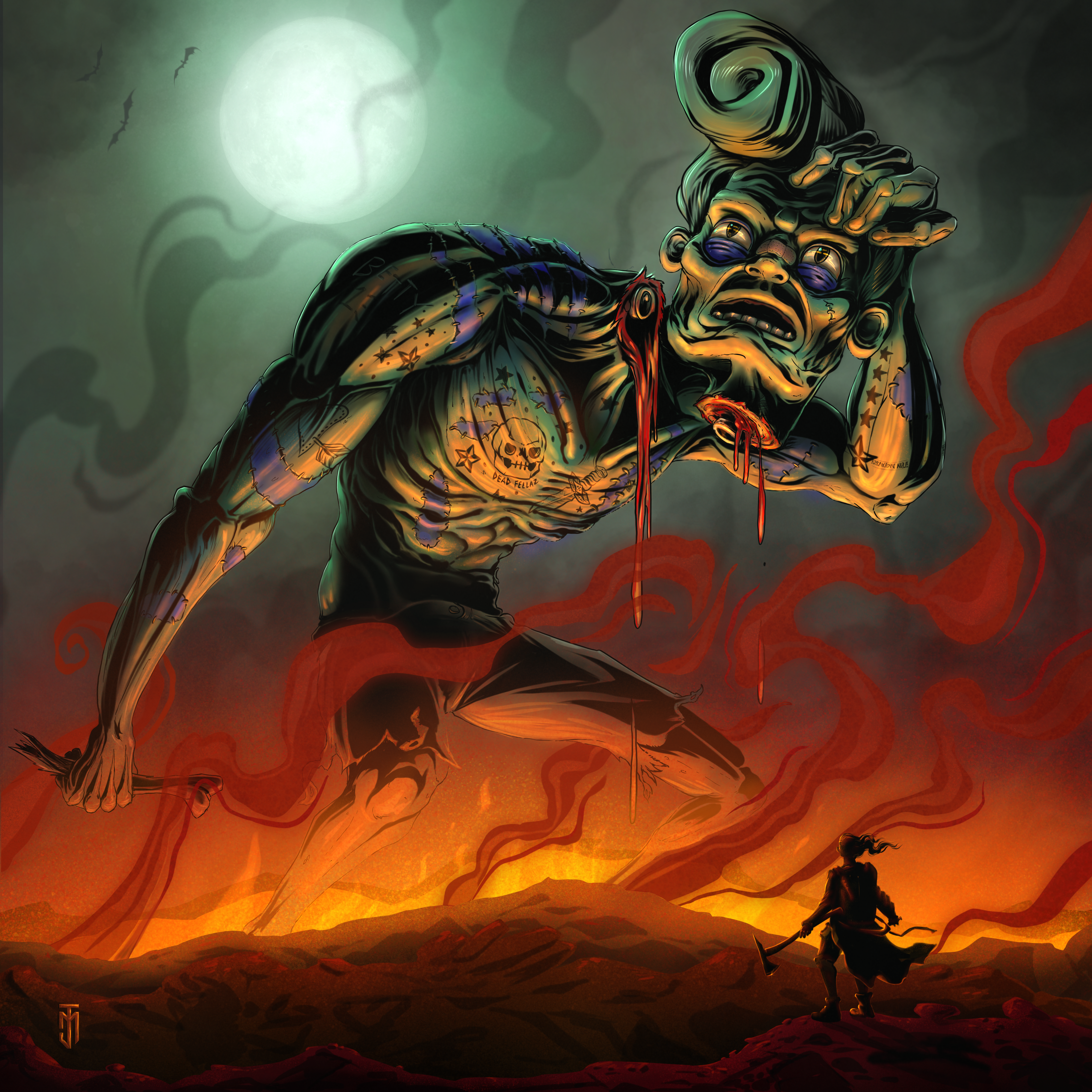 Jon Mctavish x Deadfellaz Draw the Undead 2021