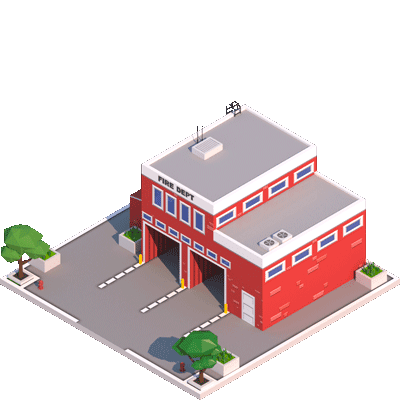 Fire Station #43 X 345 Y 438