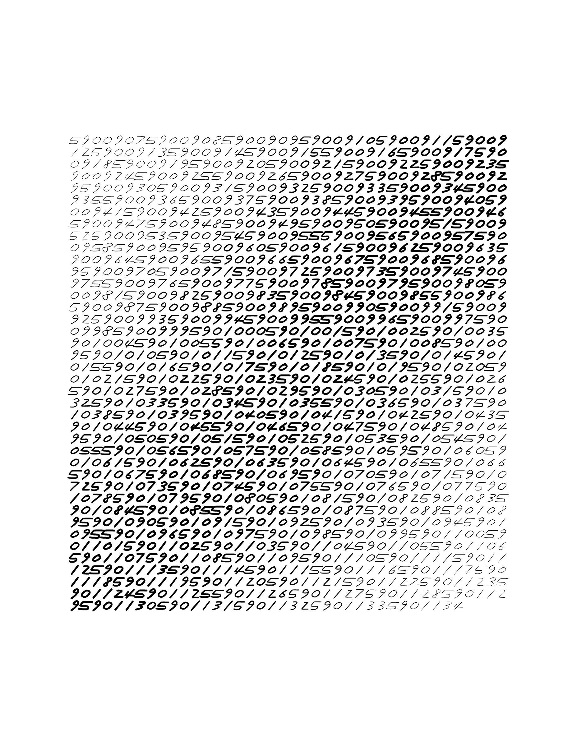 Endless (5,607,250 to Infinity) #999