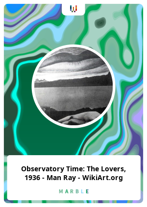 Observatory Time: The Lovers, 1936 - Man Ray - WikiArt.org