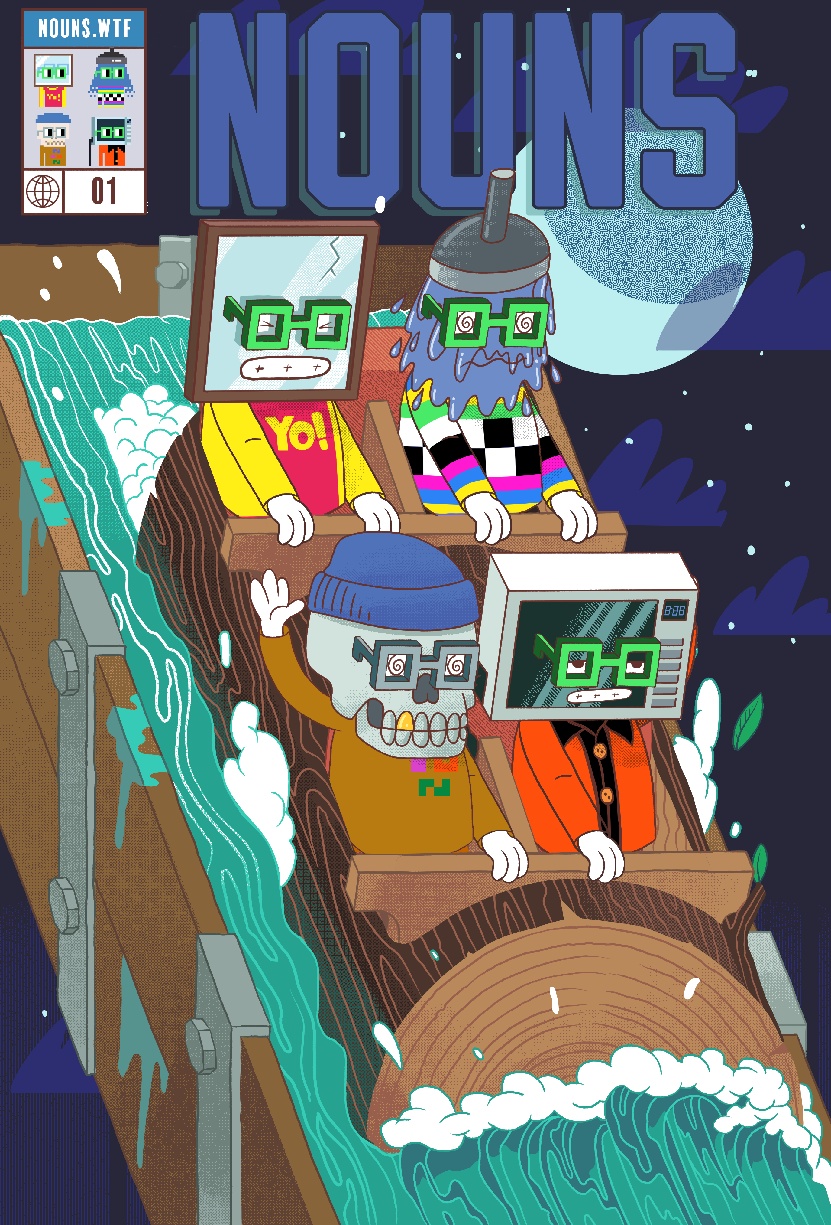 Nouns Comics #1 Generative Cover #2298