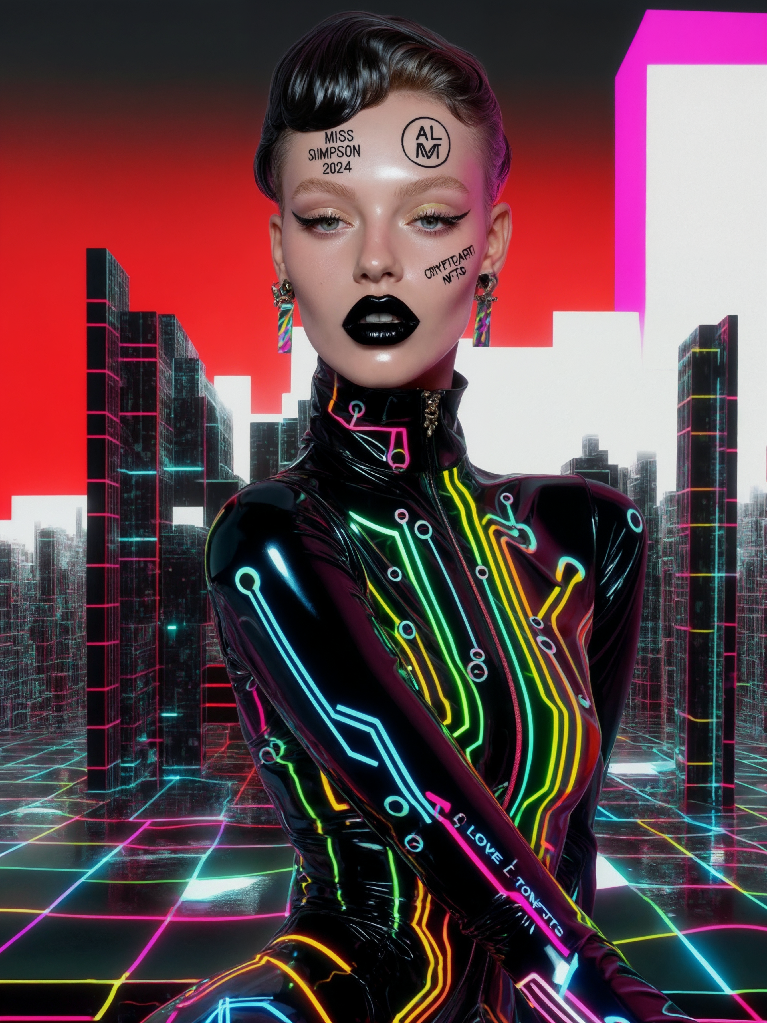 MISS AI AGENT 25 — Miss AL Simpson, Scottish cryptoartist