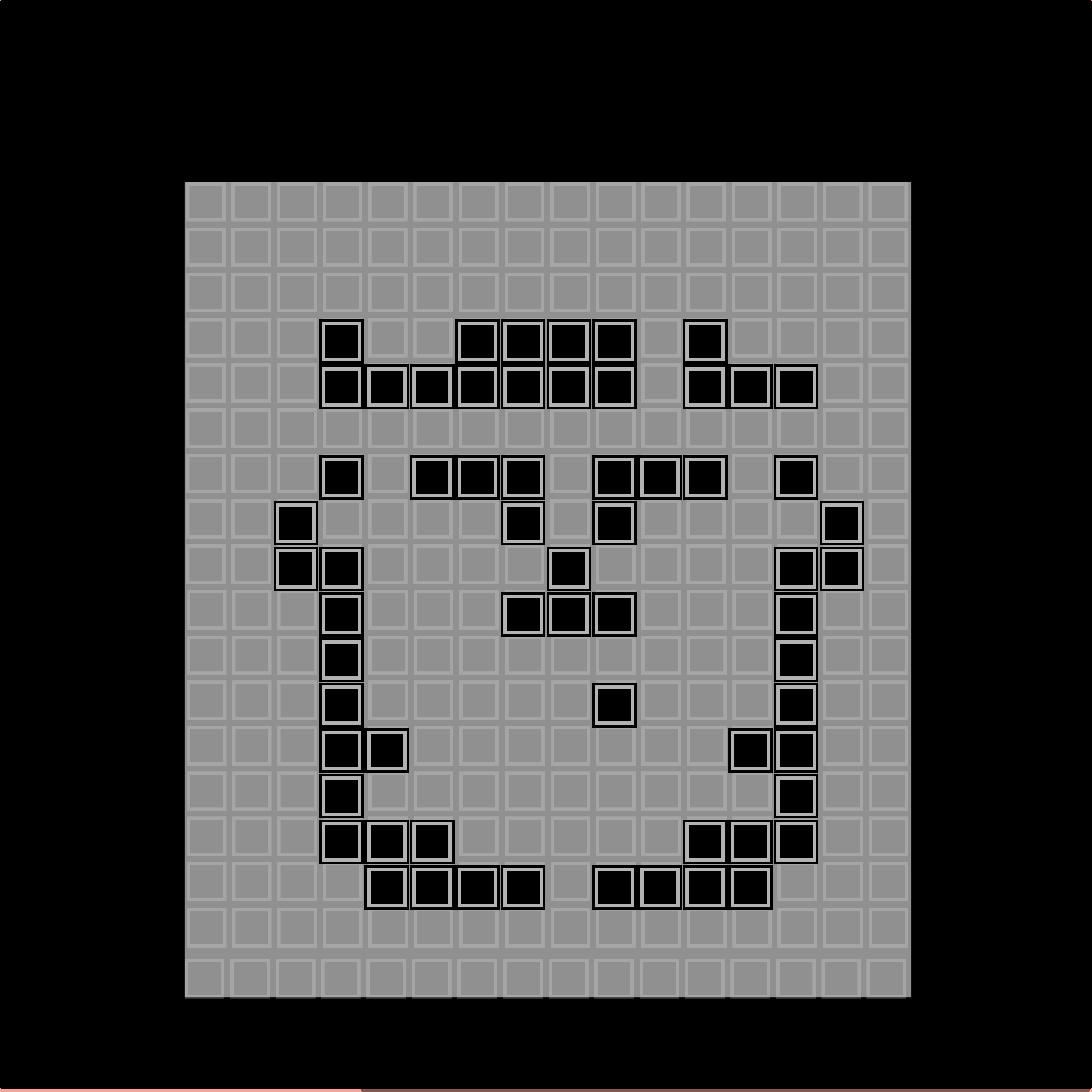 8-bit Block Face #4093