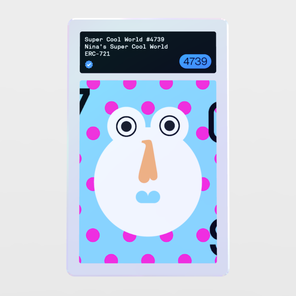 Minter Token - Nina's Super Cool World #4739