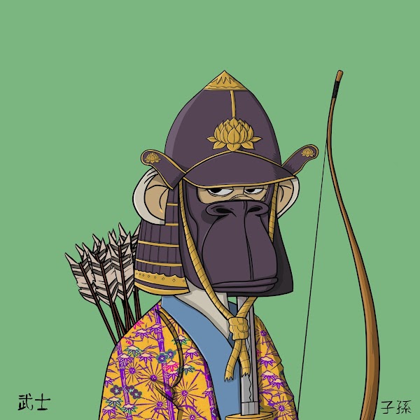 Bushido Ape Samurai "Tesu" 119