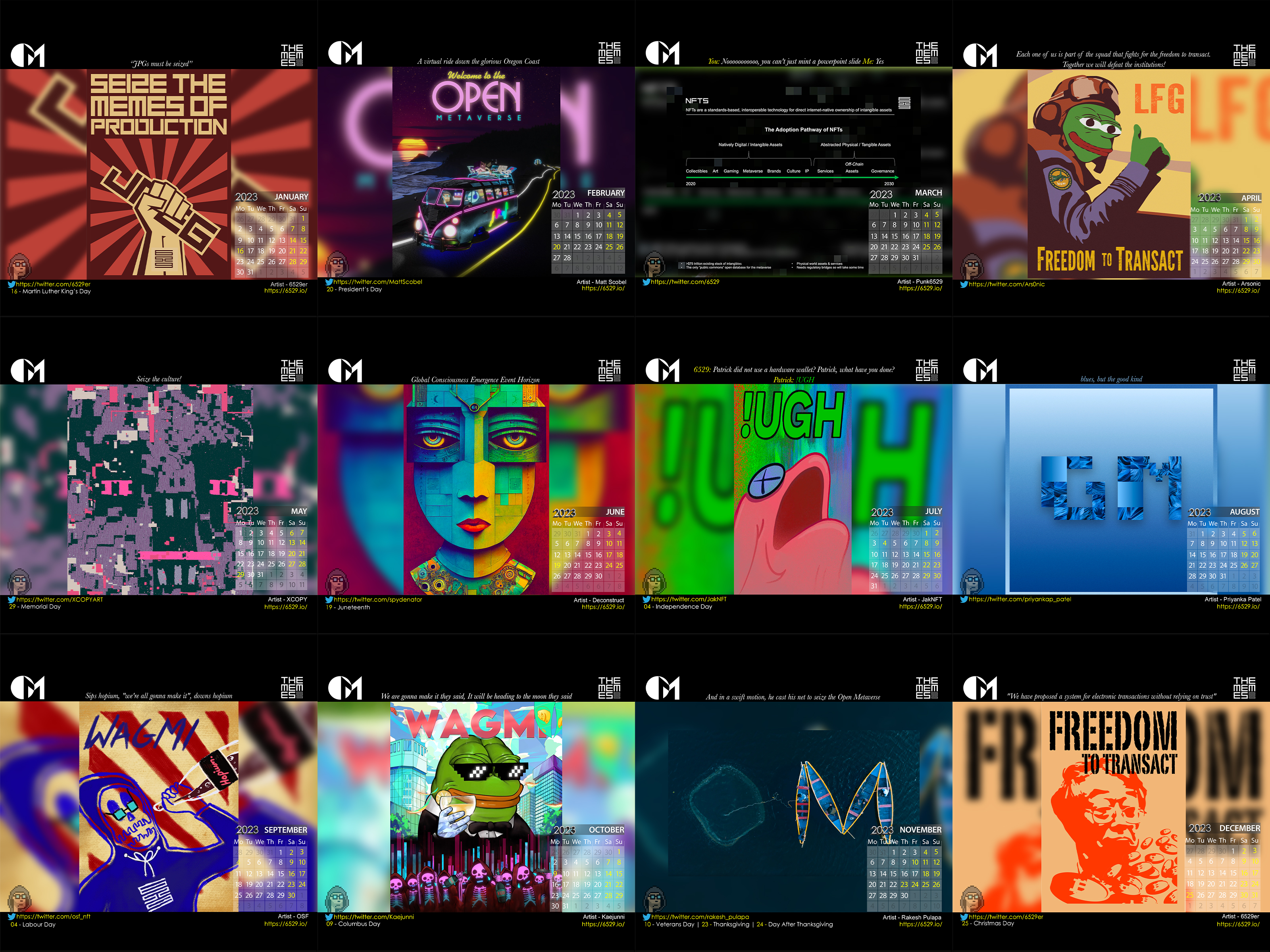 Rememe - SZ1 Dynamic Calendar '23
