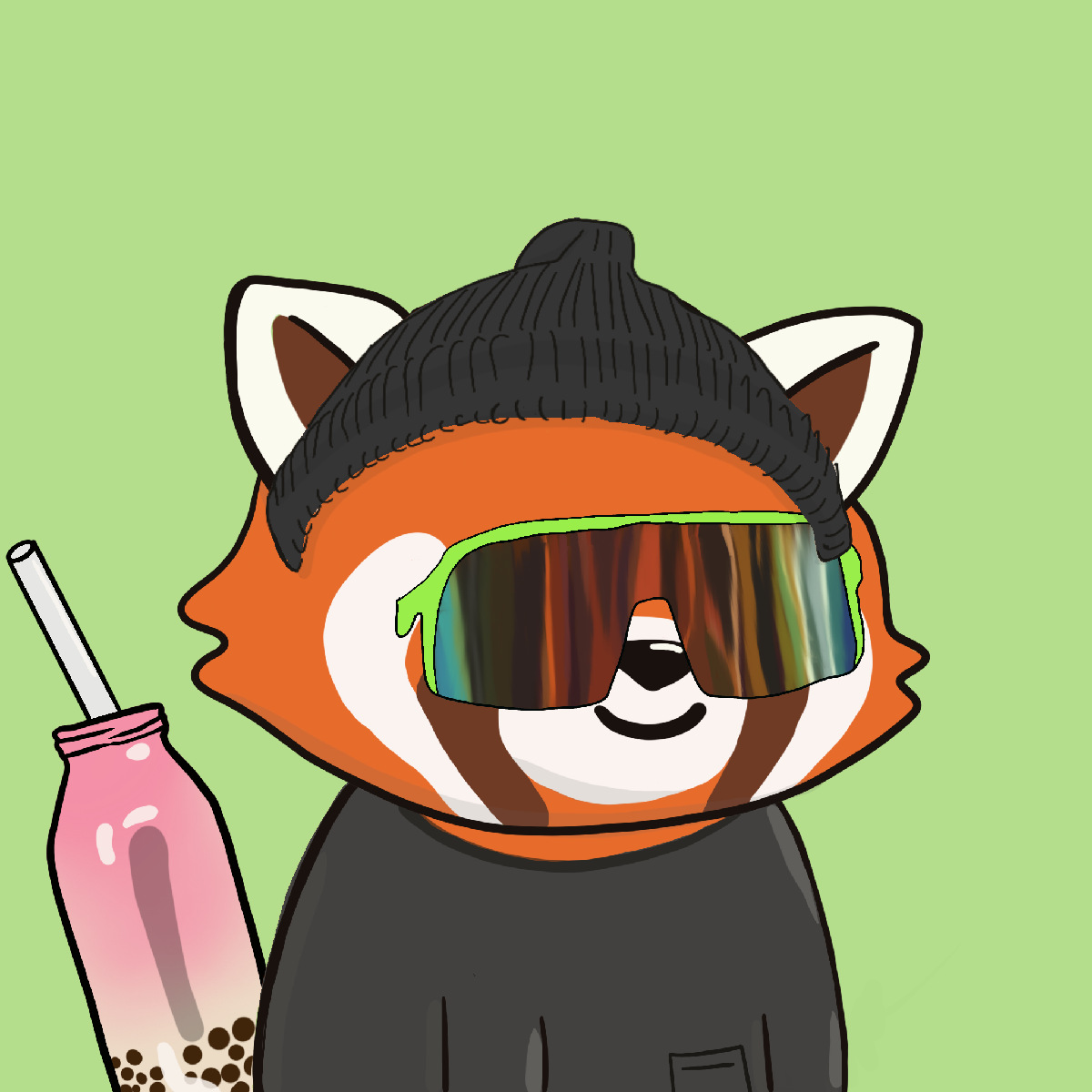 Okay Red Panda #7201