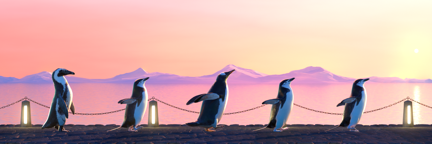 Five Penguins #2373