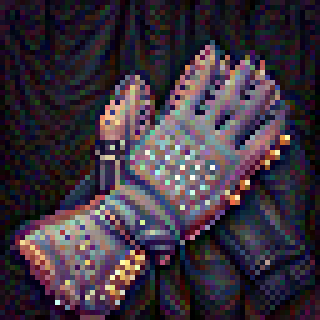 Studded Leather Gloves