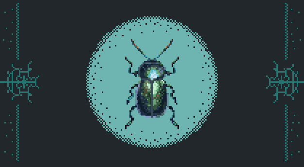 A Shiny Teal Bug