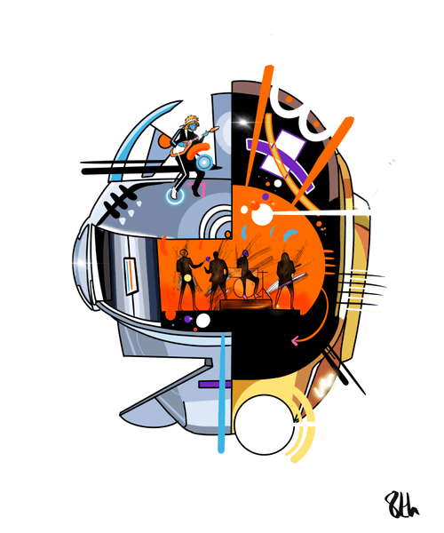 8th Project 1/1   Geo Daft Punk