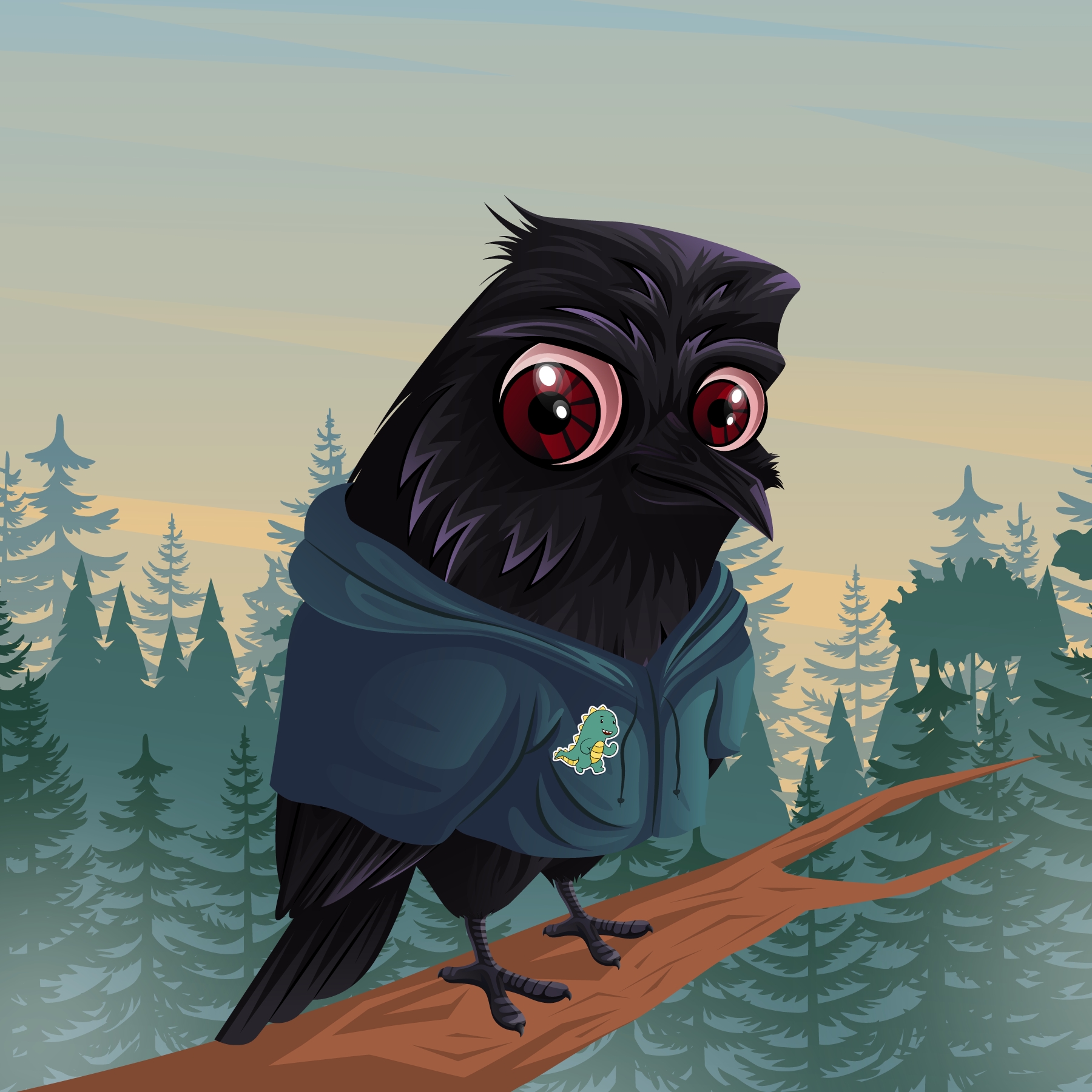 #4393 Crow Buddy
